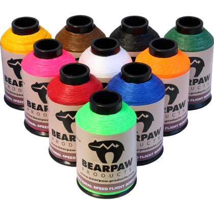 Bearpaw String Yarn Traditional Speed Flight (FF)  1/4 lbs brown - afb. 1