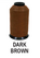 BCY String Yarn Traditonal Flight B55. 1/4lbs Dark Brown - afb. 1