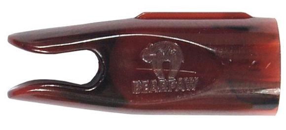 Bearpaw Tradtitonal Nok 11/32 en 5/16. 100 stuks 5/16 - Camo Rood - afb. 1