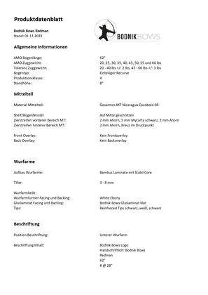 Recurve Redman Carbon - afb. 6
