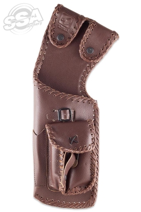 Buck Trail Holsterkoker AZTEC Bruin LH - afb. 1