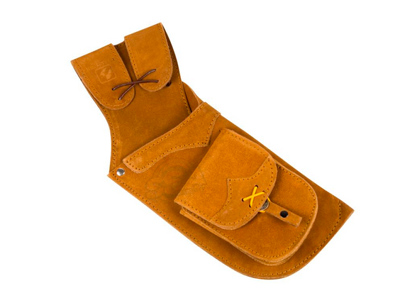 BT Archery Holster koker Traditional Deluxe Holsterkoker RH-Honing Bruin - afb. 1