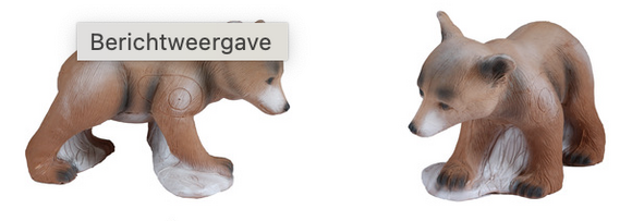 Longlife Lopende Baby Beer Bruin . 1x Lopend Bruin - afb. 1