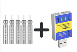 .Raven Rock Oplaadbaar lighting nok batterij systeem 6,22mm/0,245" Set van oplader en 5 batterijen