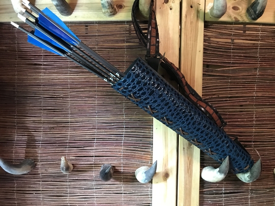 .Raven Rock Croco Rug koker Samengesteld-blauw - afb. 1