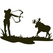 .Raven Rock Wild Life Runderlap  met afbeelding "Eland jager" - afb. 1