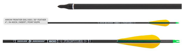 Skylon Carbon pijl Frontier 12 stuks Spine 600 30" - afb. 1